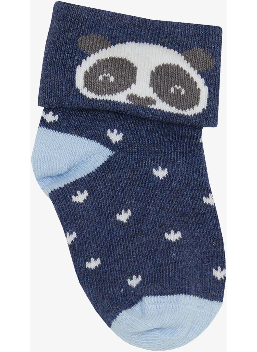 Katamino Baby Boy Socks 2-Piece Cute Panda Printed 0-24 Months, Mixed Colors  - Image 3