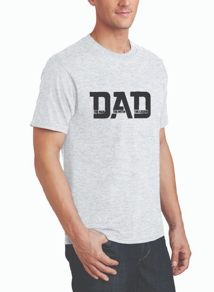 PRINTSHOP4ME Dad T-Shirt for Daddy - Dad T-Shirt for Father's Day - Dad Graphic Printed Men's T-Shirt - Worlds Best Dad T-Shirt - Father's Day T-Shirt for Dad - Image 4