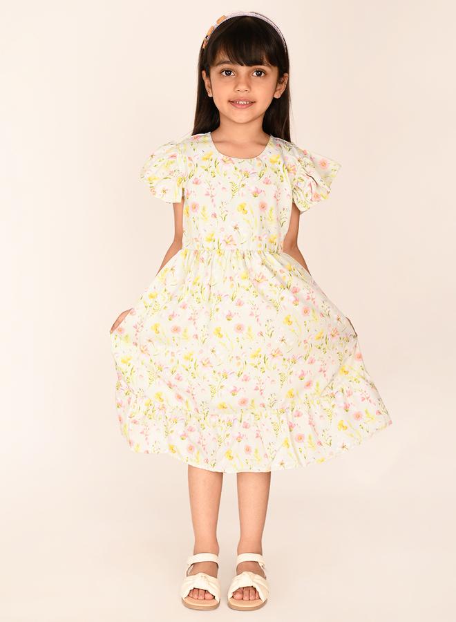 ليل بيكس فستان بطبعة زهور - Image 3