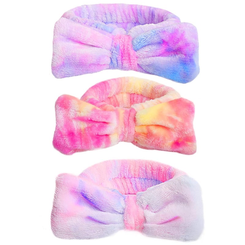 WSYUB Spa HeadbandMakeup Headband Bow Headband for Washing Face Teen Girls Fuzzy Skincare Headbands Skincare Headbands Hair Bands for Women