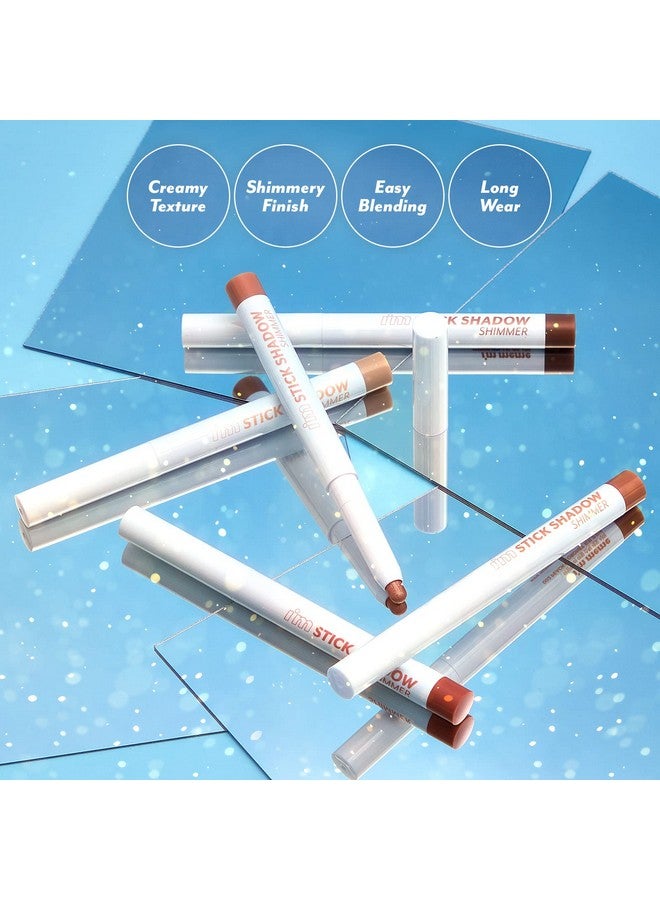 I'M MEME Eyeshadow Stick I'M Stick Shadow Shimmer ; Long Wear Blendable Creamy Pearly Finish Under Eye Makeup Suitable For Beginners 005 Taupe Trinket 0.03 Oz  - Image 4