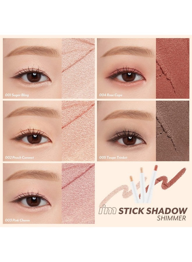 I'M MEME Eyeshadow Stick I'M Stick Shadow Shimmer ; Long Wear Blendable Creamy Pearly Finish Under Eye Makeup Suitable For Beginners 005 Taupe Trinket 0.03 Oz  - Image 3