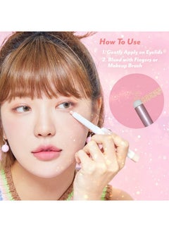 I'M MEME Eyeshadow Stick I'M Stick Shadow Shimmer ; Long Wear Blendable Creamy Pearly Finish Under Eye Makeup Suitable For Beginners 005 Taupe Trinket 0.03 Oz  - Image 5