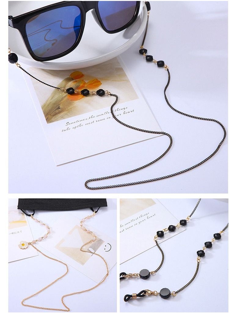 NIBEMINENT High-Quality Anti-Lost Glasses, Anti-Drop Earphone, Mask, Lanyard Chain  - Image 2