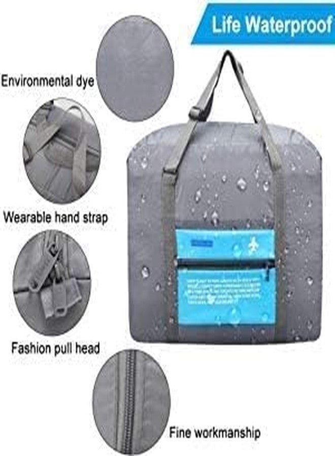 KARDIFF Waterproof Reusable Folding Polyester Organizer Duffel, Aeroplane Large Travel Bag, Men's and Women's Travel Storage, Family Picnic Bag - Image 3