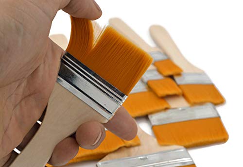 ArtBee® ArtBee Painting Brushes Set for Acrylic, Oil and Watercolor Painting (Flat Wide Brush with Sponge Set of 13) - Image 5