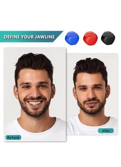 spa luxetique Powerful Jaw Trainer, Define Your Jawline, Slim and Tone Your Face, 3 Different Resistance Levels, Double Chin Reducer Eliminator, Look Younger, Silicone material is safer(6 Pcs)  - Image 2