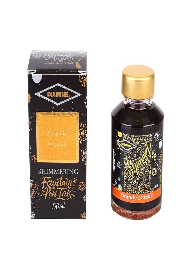 Diamine 50ML Shimmer Ink – Brandy Dazzle - Image 1