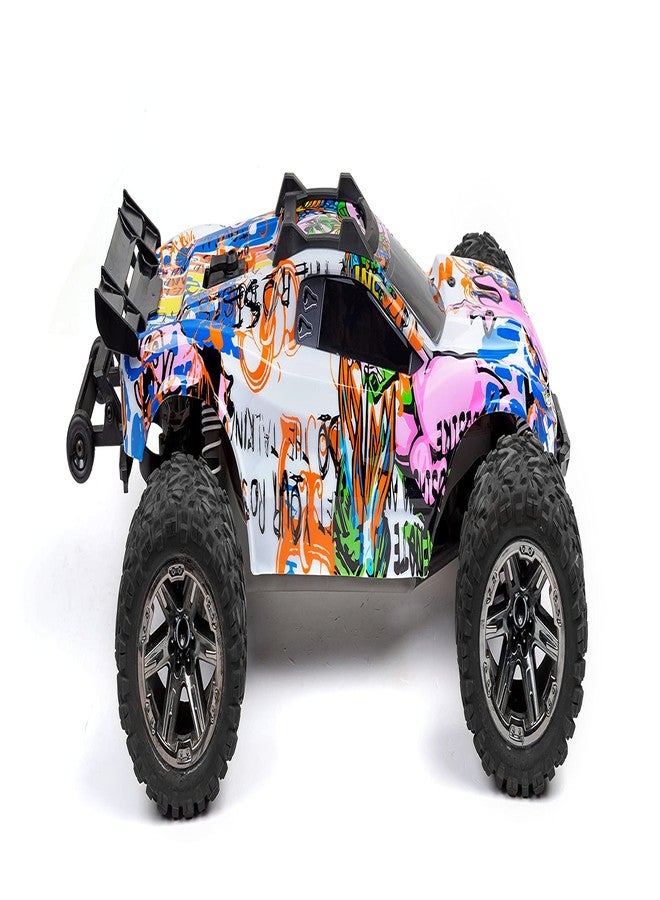 ساميت لينك تصميم جرافيتي مخصص لجسم الخنزير الوردي متوافق مع سيارة أو شاحنة Rustler 4X4 بمقياس 1/10 RC (الشاحنة غير متضمنة) R4-P-01 - Image 3