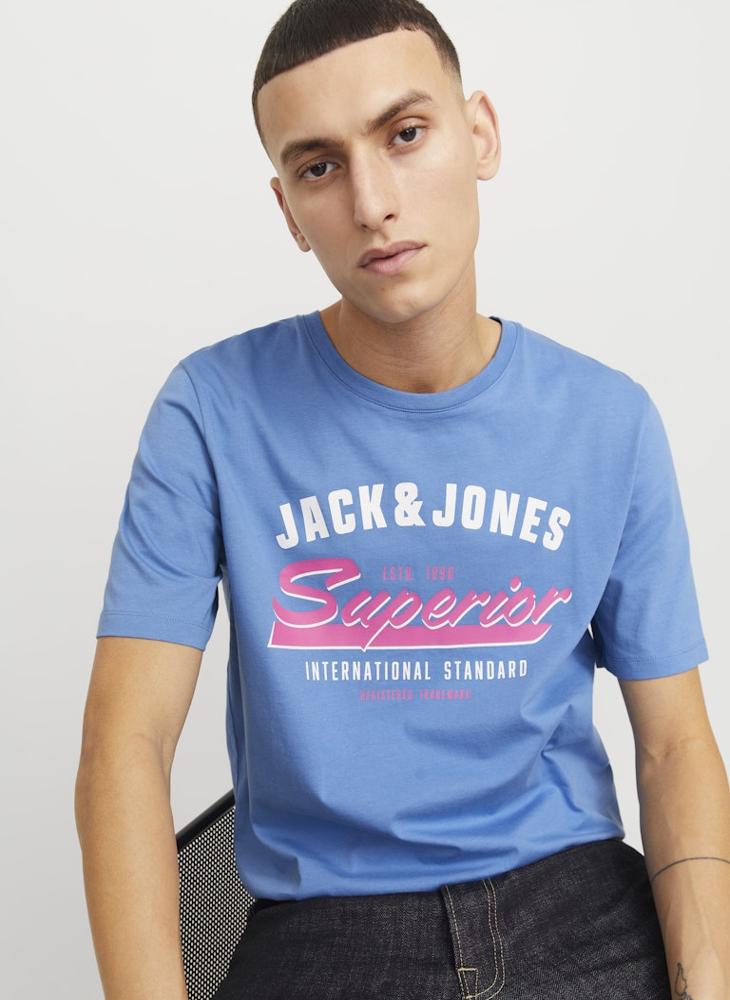 JACK & JONES Logo Crew Neck T-Shirt  - Image 3