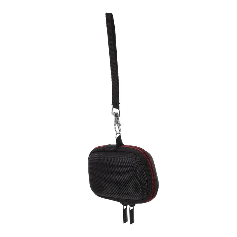 Black Portable Earphone Organizer Bag Zipper Travel Storage Case for Headphones Data Cables - Image 2