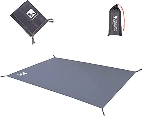 Hikeman Tent Footprint - Waterproof Camping Tarp, Heavy Duty Tent Floor Saver, Ultralight Ground Sheet Mat for Hiking, Backpacking, Hammock, Beach - Storage Bag Included(L-83”x71”) - Image 1