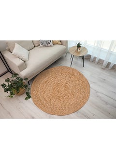 Generic FFD Natural Jute Rug Handwooven Round Jute Carpet  - Image 4