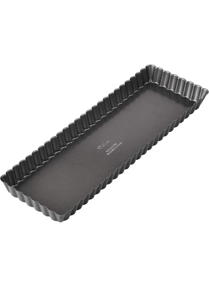 Wilton Wilton Extra Long NonStick Tart and Quiche Pan the Fluted Edges on Your Tarts and Quiches will Add a Touch of Flair 14 x 45Inch  - Image 1