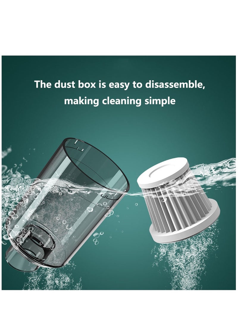 Arabest مكنسة كهربائية للمراتب، مكنسة كهربائية محمولة للسرير، قوة شفط قوية 4 كيلو باسكال يمكنها تنظيف المراتب والوسائد والأرائك والسجاد بكفاءة - Image 2