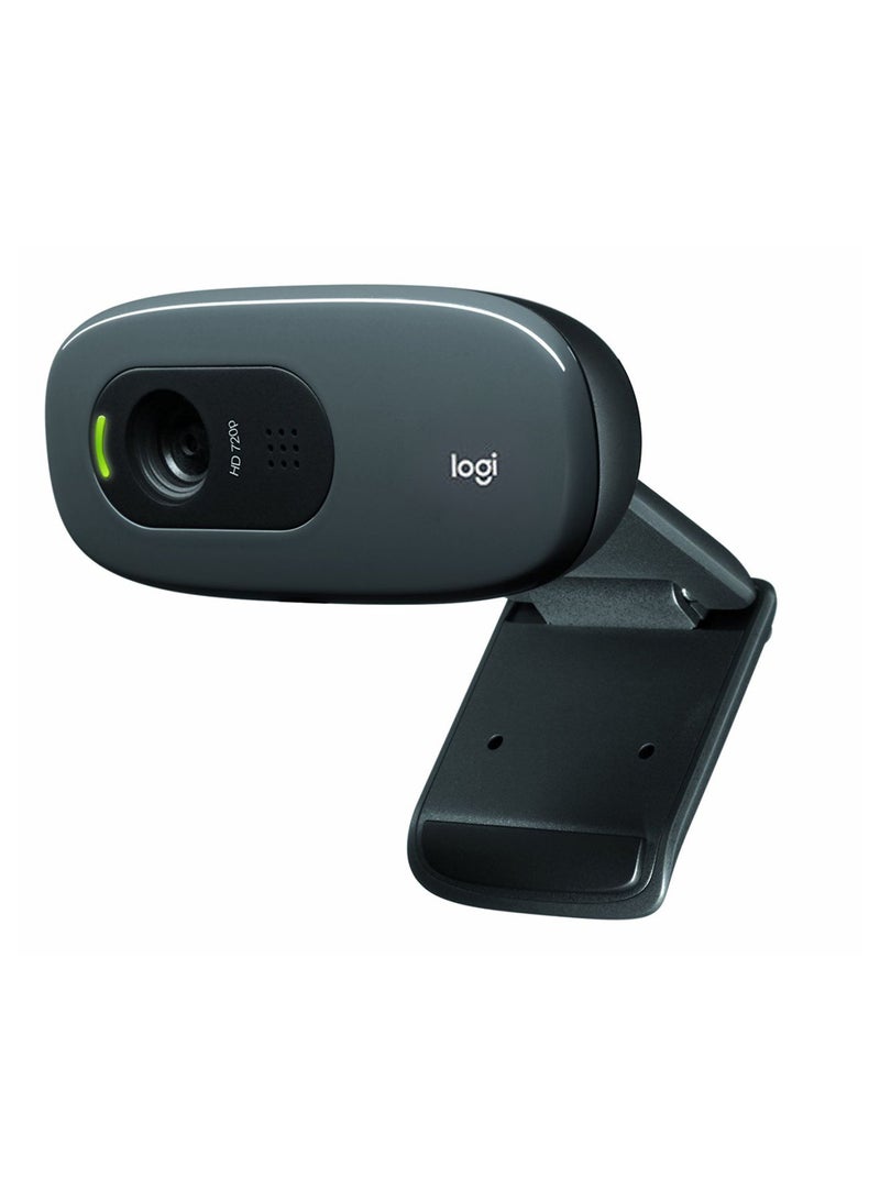 Logitech C270 HD Webcam Black - Image 2