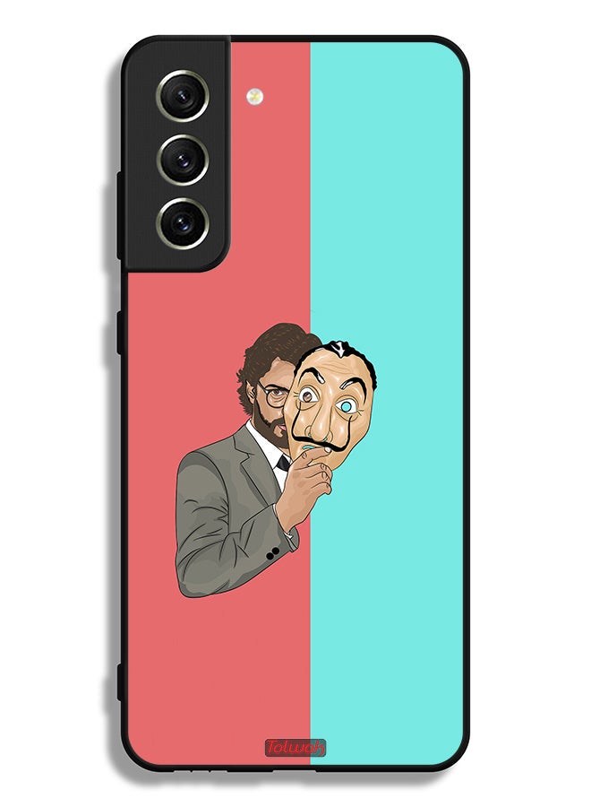Tolwak Samsung Galaxy S21 FE 5G Protective Case Cover The Professor Art - Image 3