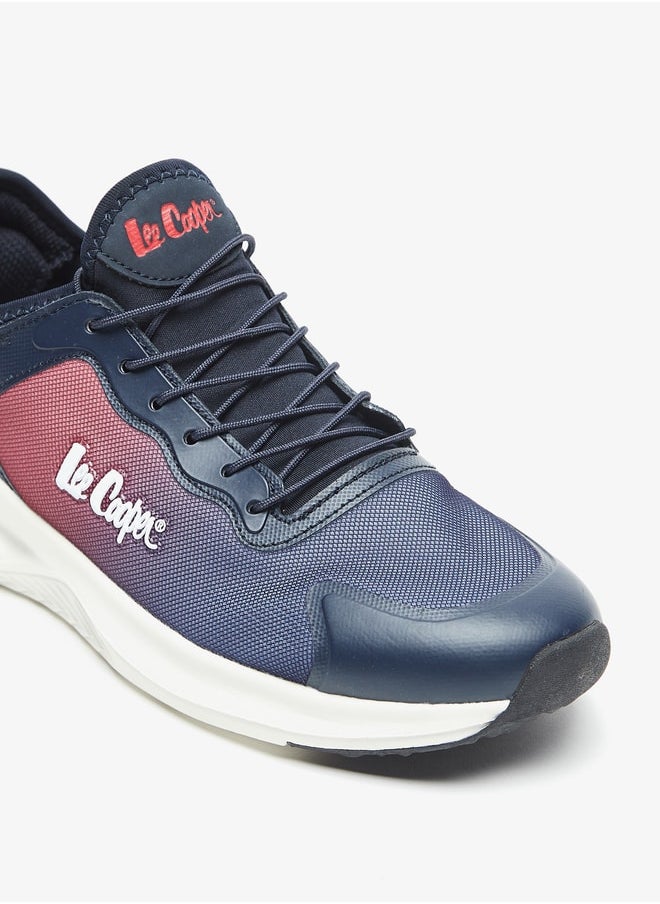 Lee Cooper Women's Colourblock Low Ankle Sneakers with Lace-Up Closure  - Image 5