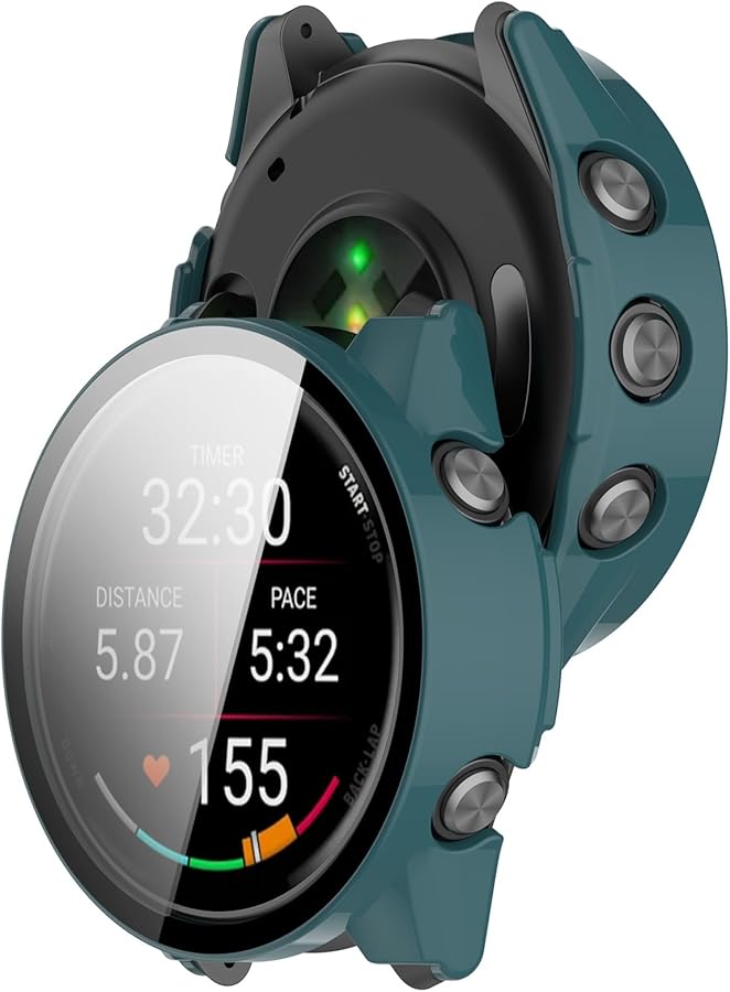 Tempered Glass Screen Protector Compatible With Garmin Forerunner 570 Smartwatch - Image 4