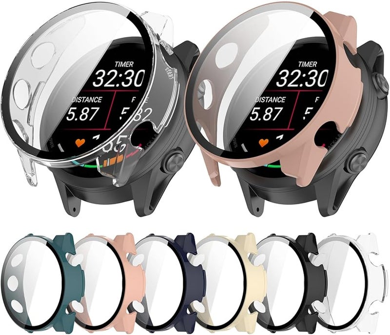 Tempered Glass Screen Protector Compatible With Garmin Forerunner 570 Smartwatch - Image 3