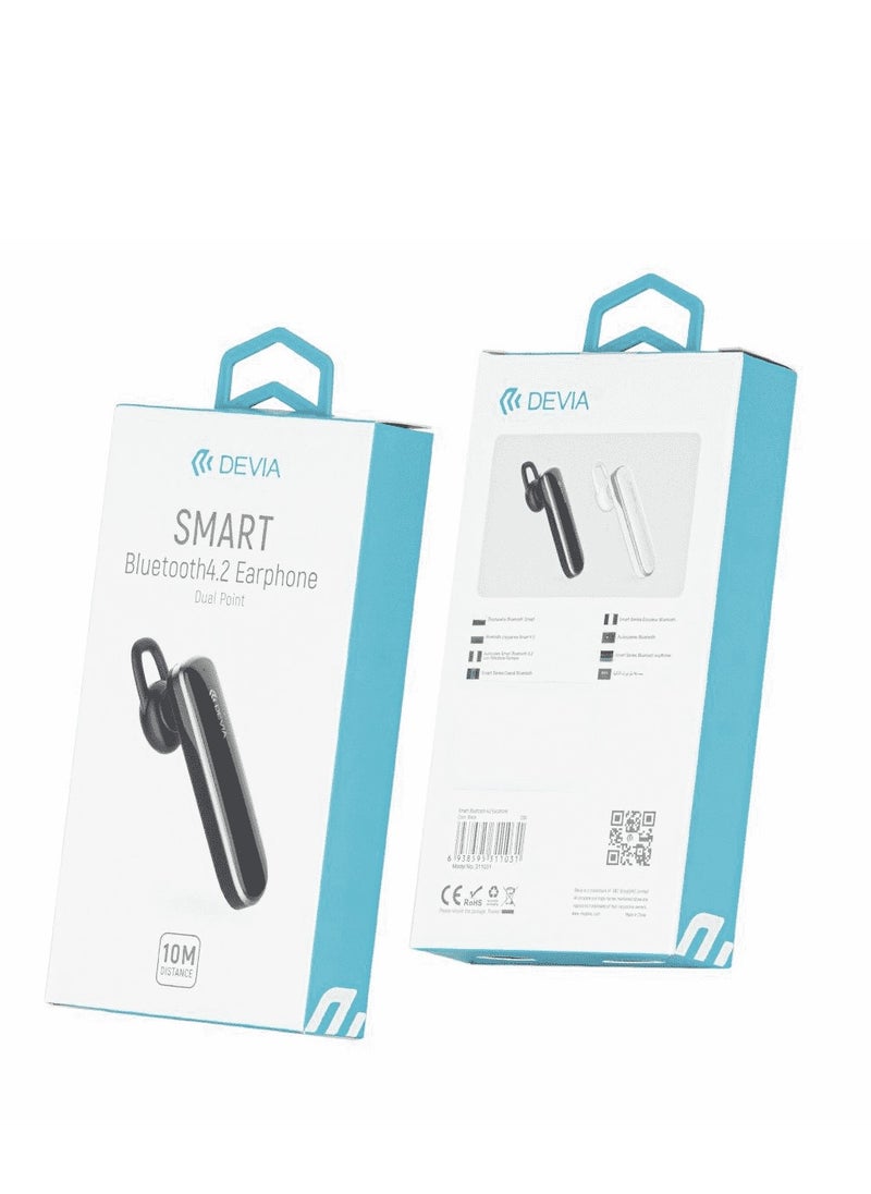 devia - Bluetooth 4.2 earphone with multi-point feature that allows you to connect two phones at the same time from Devia - operating distance is 10 meters. - Image 1