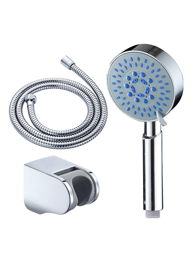 Loquat Handheld Shower Head Set Silver 30centimeter - Image 1