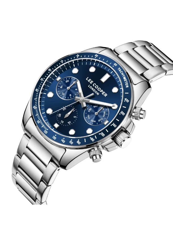 Lee Cooper Men's Metal Multi Function Watch LC08215.390 - 42 mm