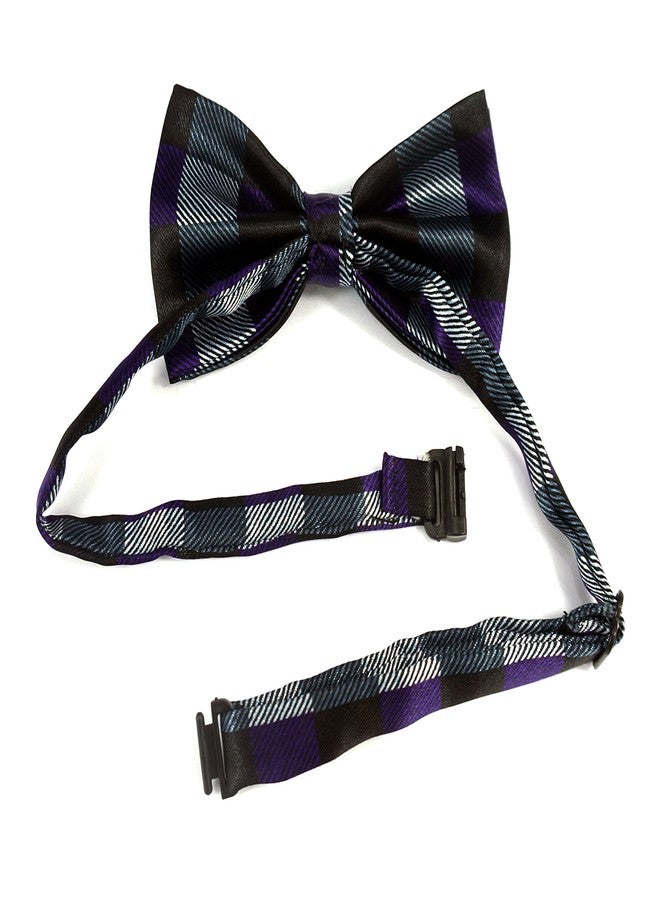LilMents 12 Pack Boys Mixed Designs Adjustable Pre Tied Bow Necktie Tie Set (Set A) - Image 4