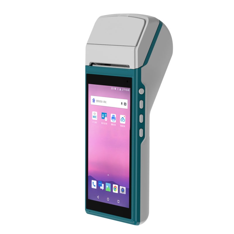 Handheld PDA Terminal: 5.5 Inch Color Screen, Durable ABS PC Build - High Configuration Android 9.0, 2+16GB Memory Barcode Scanner for Supermarket Restaurant Inventory Management - Image 2