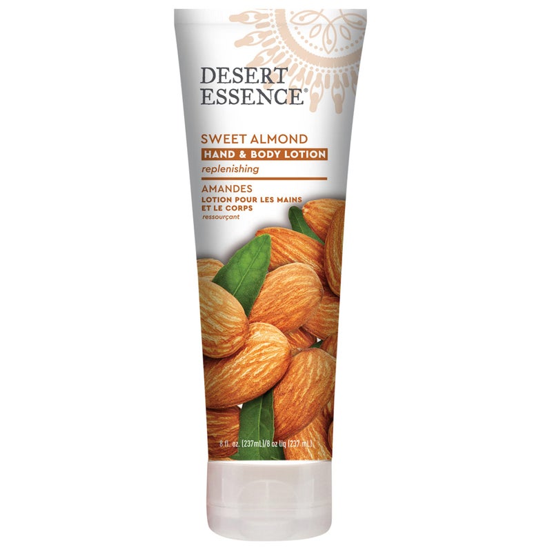 Desert Essence Hand and Body Lotion, Sweet Almond, 8 oz - Image 1