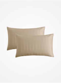 Master Home Textile MicrofiberHotel Duvet Cover Sets, Fits 120 cm x 200 cm Size Bed, 4 Pcs Single Size, Hotel Stripe Pattern  - Image 4