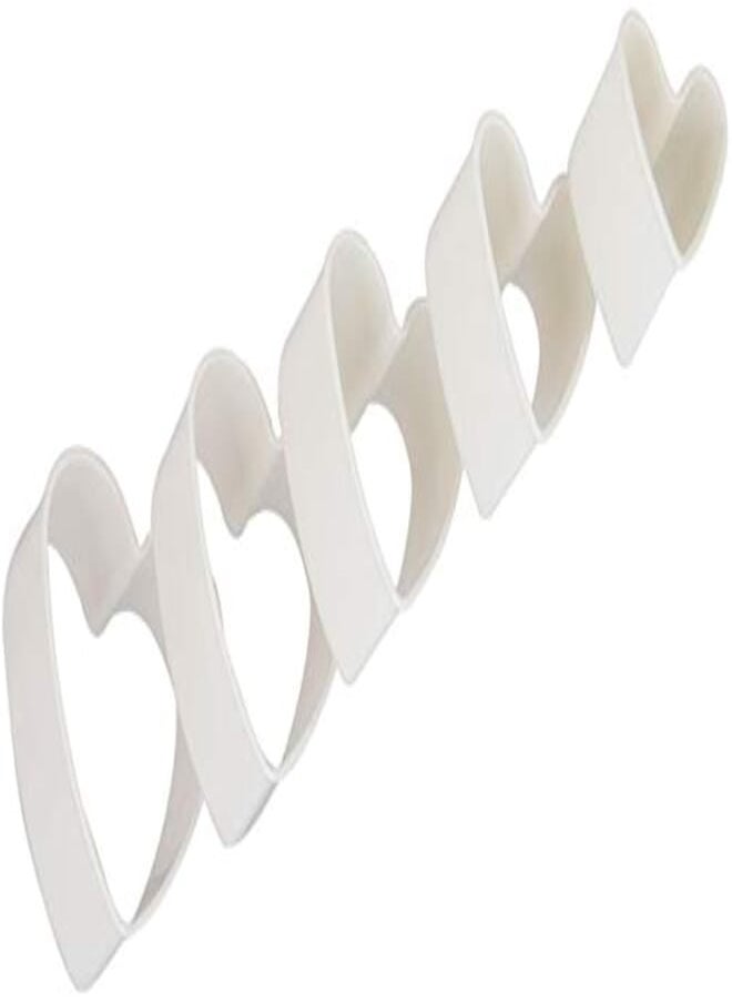 Prestige Prestige Heart Shape Pastry Cutter - Set 5 Piece - PR8052, White 