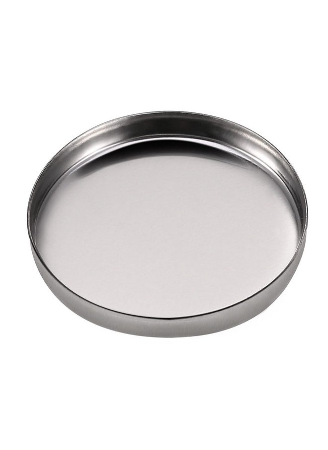 Pangda Pangda 50 Pack Empty Round Metal Tin Palette Pans Cosmetic Eyeshadow Blush Lipstick Organizer Size 26 mm for Magnets Cosmetic Palettes  - Image 1