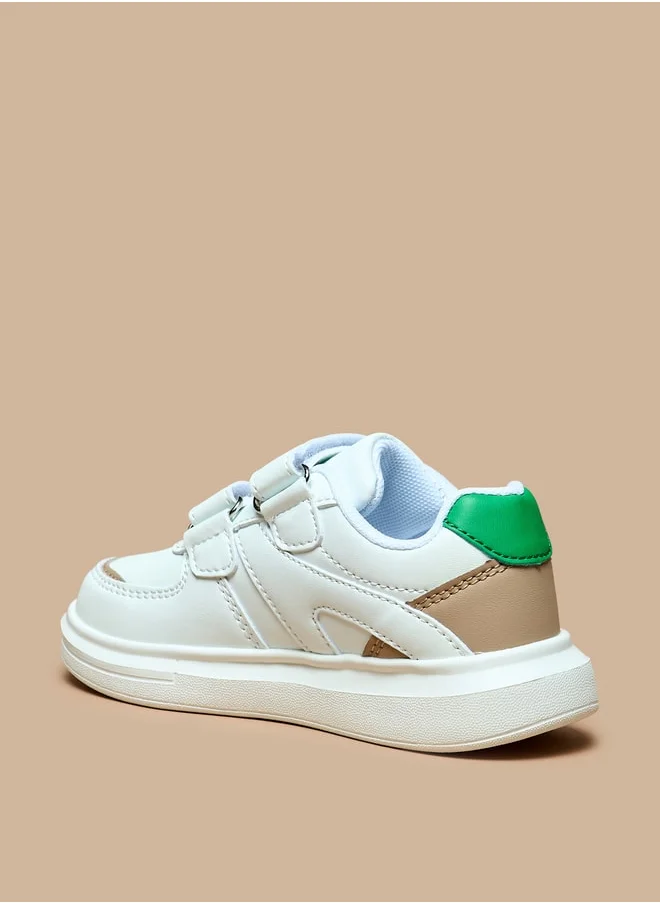 ال بي ال من شو اكسبرس Boys Panelled Sneakers with Hook and Loop Closure