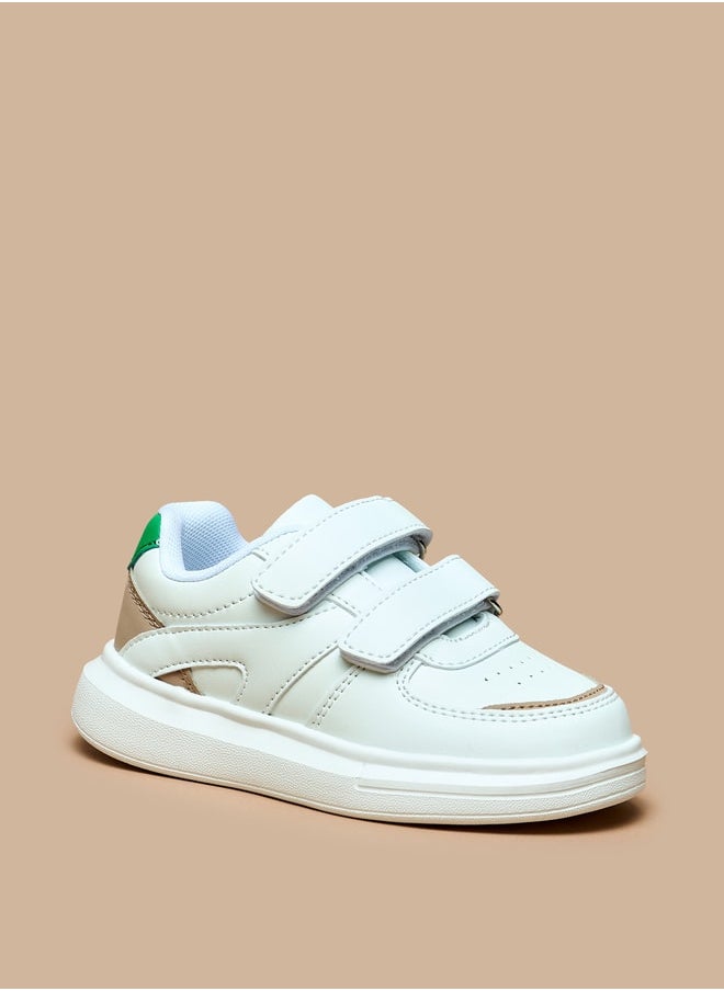 LBL by Shoexpress Boys Panelled Sneakers with Hook and Loop Closure  - Image 2