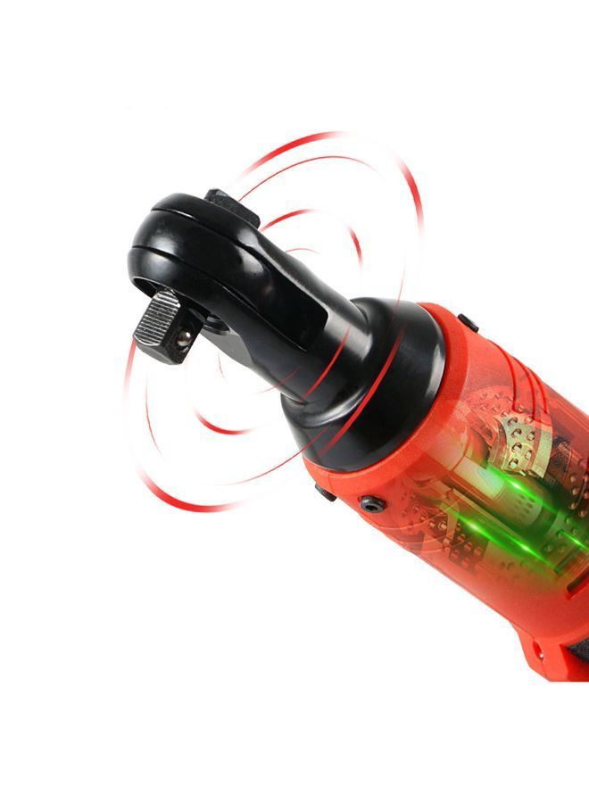 NIBEMINENT Multifunctional Cordless Right Angle Electric Ratchet Wrench With LED Light Red/Black  - Image 3