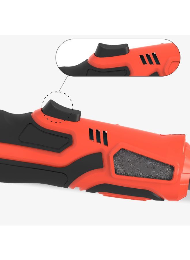 NIBEMINENT Multifunctional Cordless Right Angle Electric Ratchet Wrench With LED Light Red/Black  - Image 4
