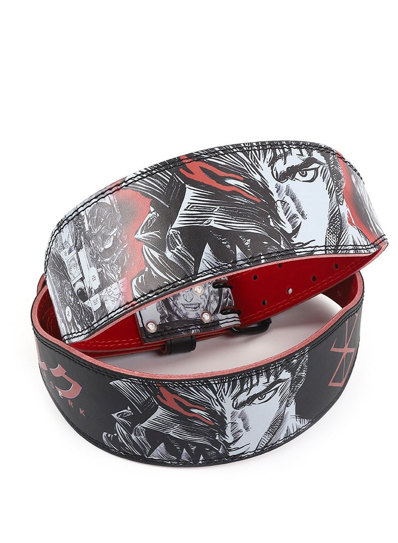 XiuWoo Weightlifting Belt for Fitness and Bodybuilding, Adjustable Gym Belt with Lumbar Protection, Waist Trainer for Strength Training, Back Support, and Safety - Image 3