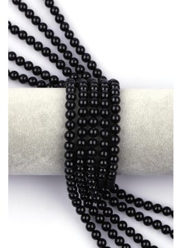 Güneş Avm Gunes Avm Black Tourmaline Natural Stone Series 6 mm Sphere Cut 