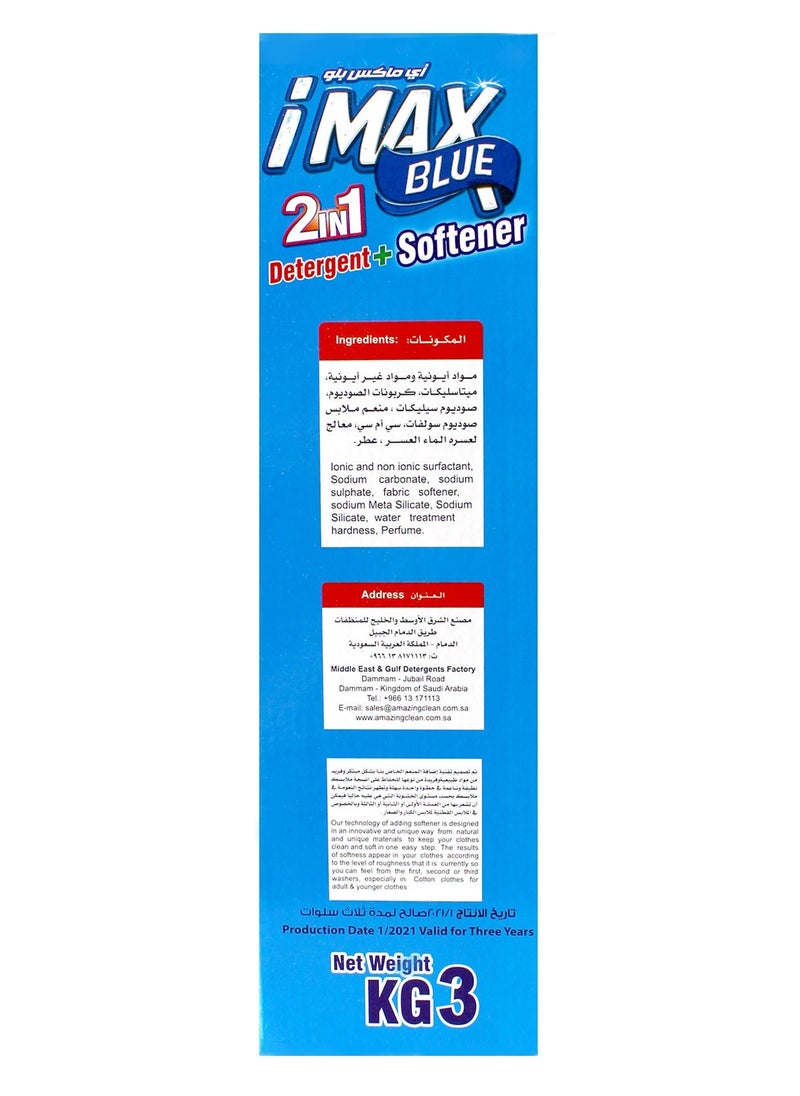 1001 - Detergent Powder with Sodtener 3 KG - Image 1