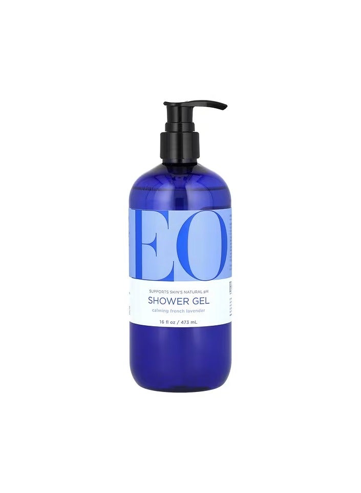 إي اوه جل استحمام، لافندر فرنسي مهدئ، 16 أونصة سائلة (473 مل)