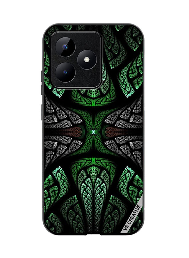 VR CREATIVE Protective Case Cover For Realme C53 Mandala Design Multicolour - Image 1