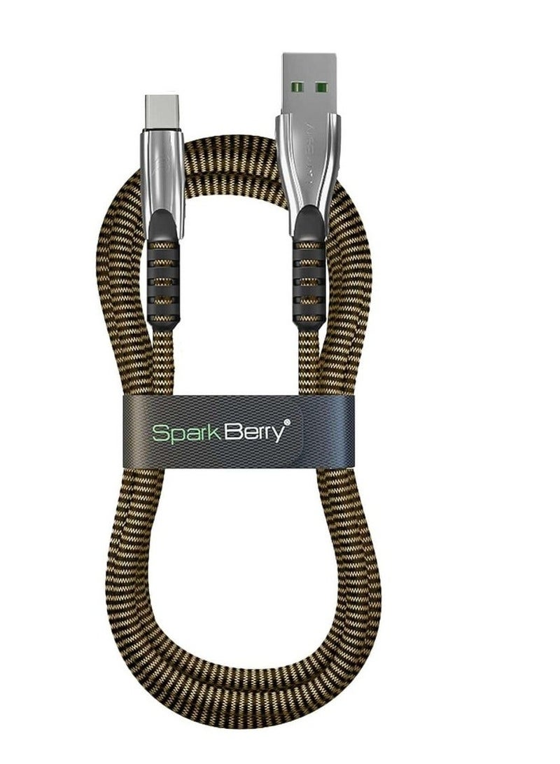 Spark Berry Type C Spark Berry fabric cable, 1.20 m long, 3 amps - Image 1