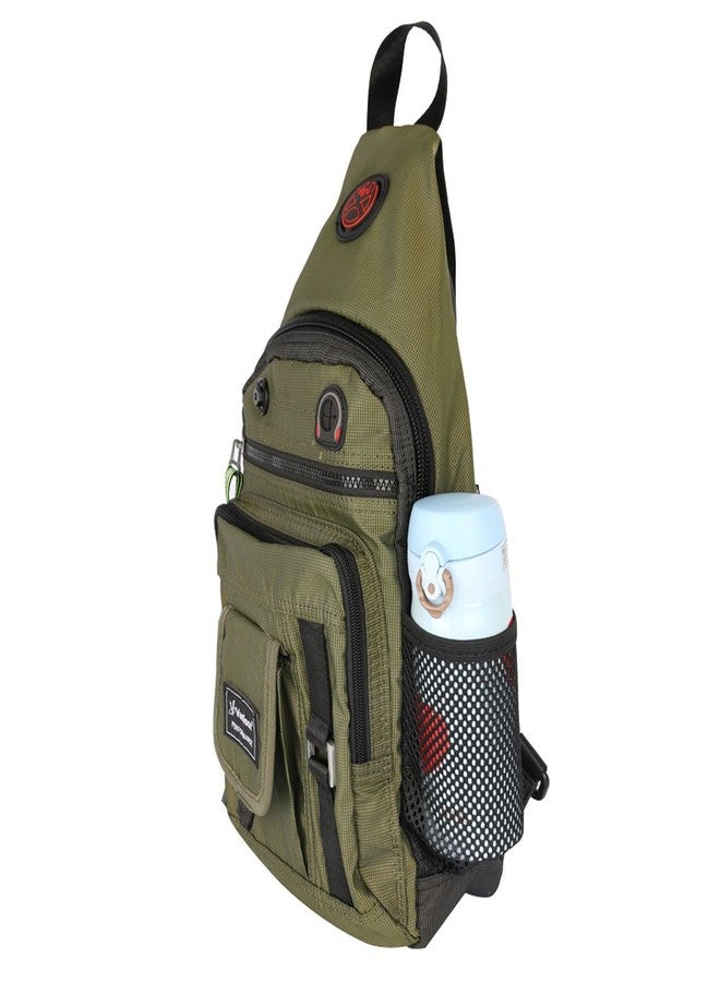 Vanlison Crossbody Sling Bag Backpack for Men & Women Green - Image 3