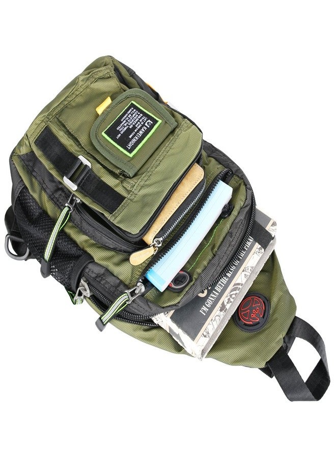 Vanlison Crossbody Sling Bag Backpack for Men & Women Green - Image 4