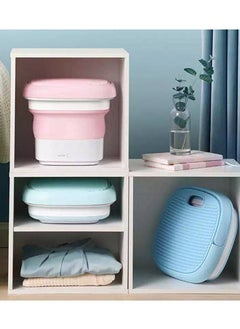 Generic Mini portable folding washing machine with washing tub for clothes  - Image 3