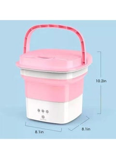 Generic Mini portable folding washing machine with washing tub for clothes  - Image 4