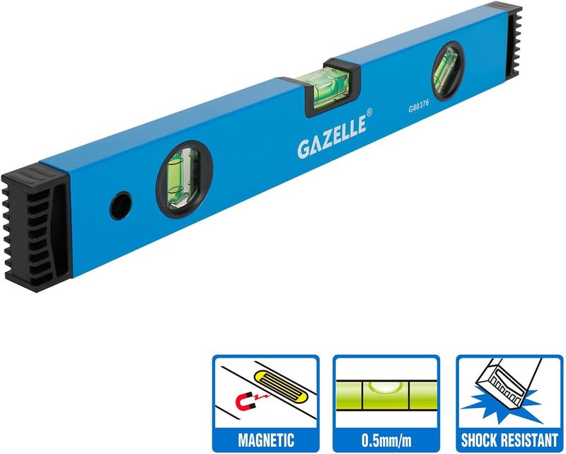 Gazelle Gazelle 16 In. Aluminium Magnetic Box Level - Image 2