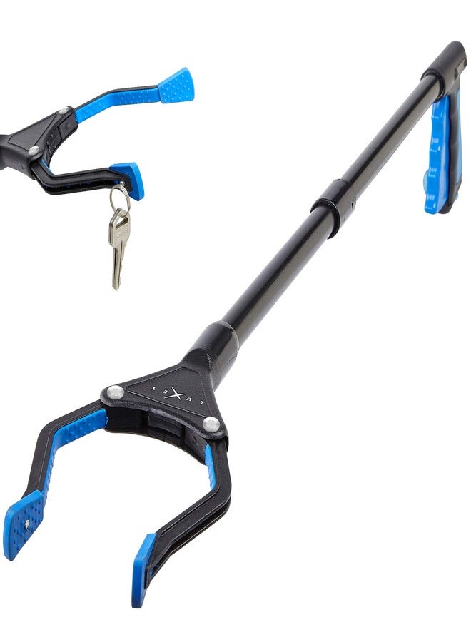 Luxet Grabber Reacher Tool, [Updated Version] Long 32” Steel Foldable Pick Up Stick with Strong Grip Magnetic Tip for Store Shelves, Lightweight Trash Picker Claw Reacher Grabber Tool for Elderly - by Luxet - Image 1