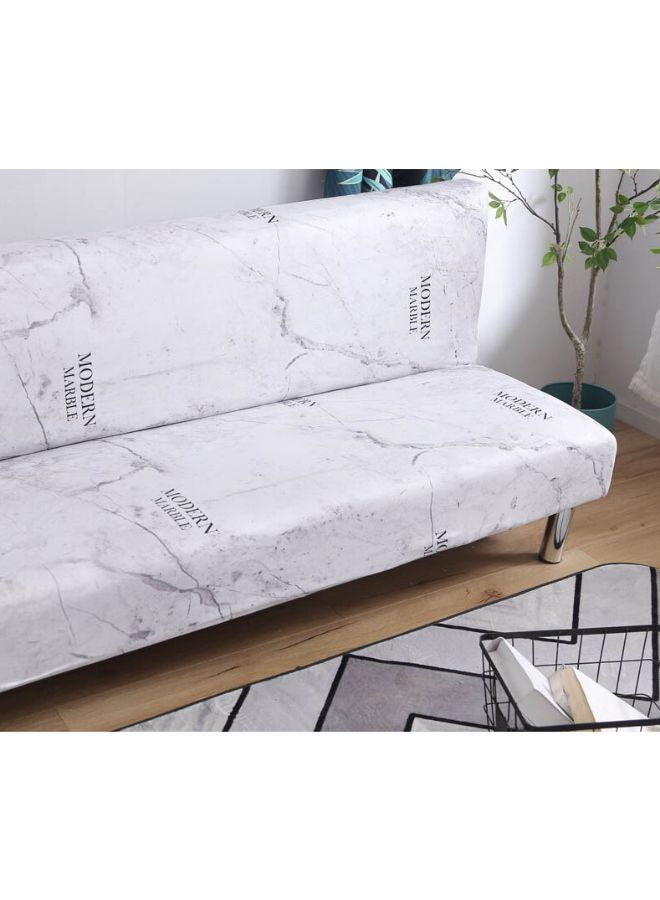 نيبمينينت غطاء أريكة واقٍ ومرن مزين بطبعة بتصميم رخامي وبنمط أوروبي أبيض/ أسود 160-185سنتيمتر - Image 4